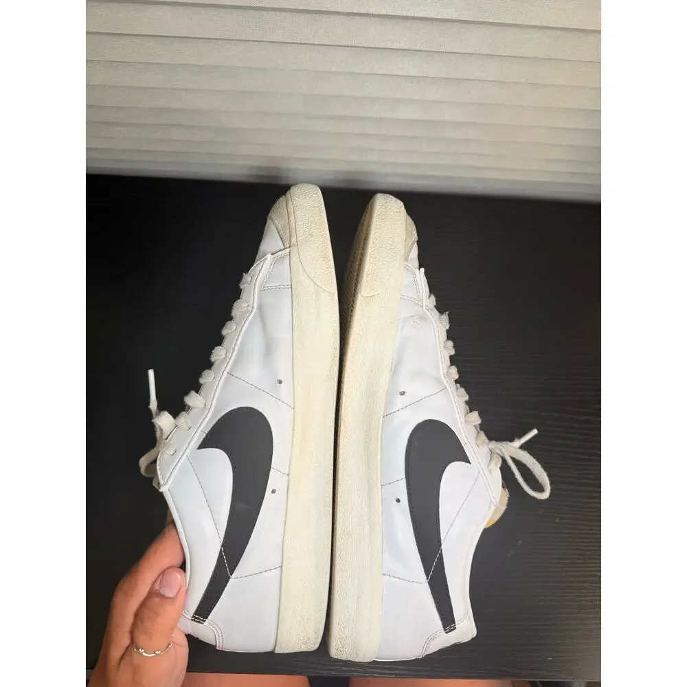 Nike Blazer Low ’77 Vintage White Black Sneakers Men’s Size 13 Classic Sneakers